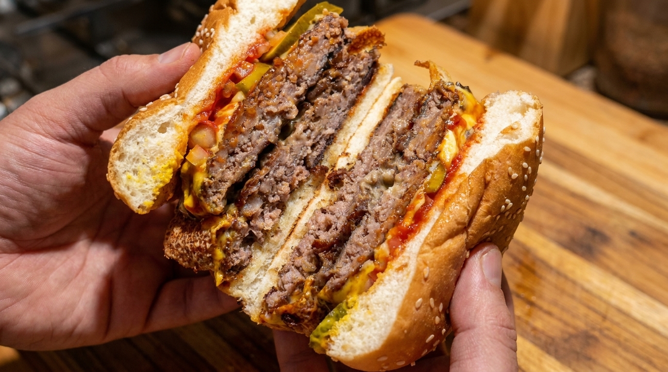 Hamburguesa Clásica con Doble Queso