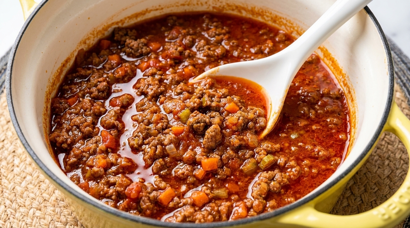 Ragú de carne italiano clásico