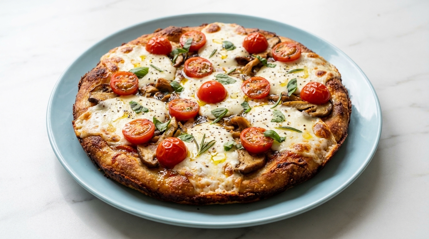 Pizza casera a la sartén