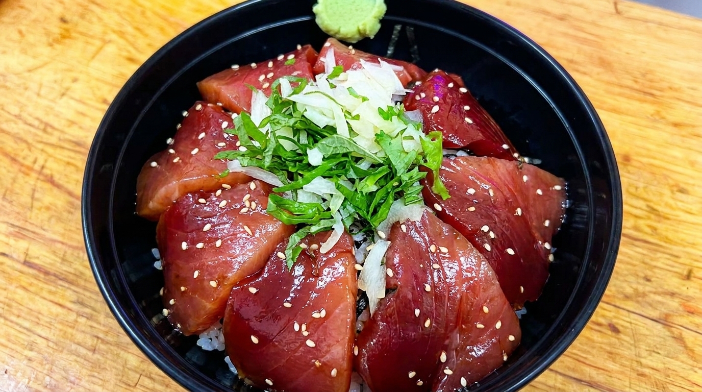 Bol Japonés de Arroz con Atún Marinado (Maguro Zuke Don)