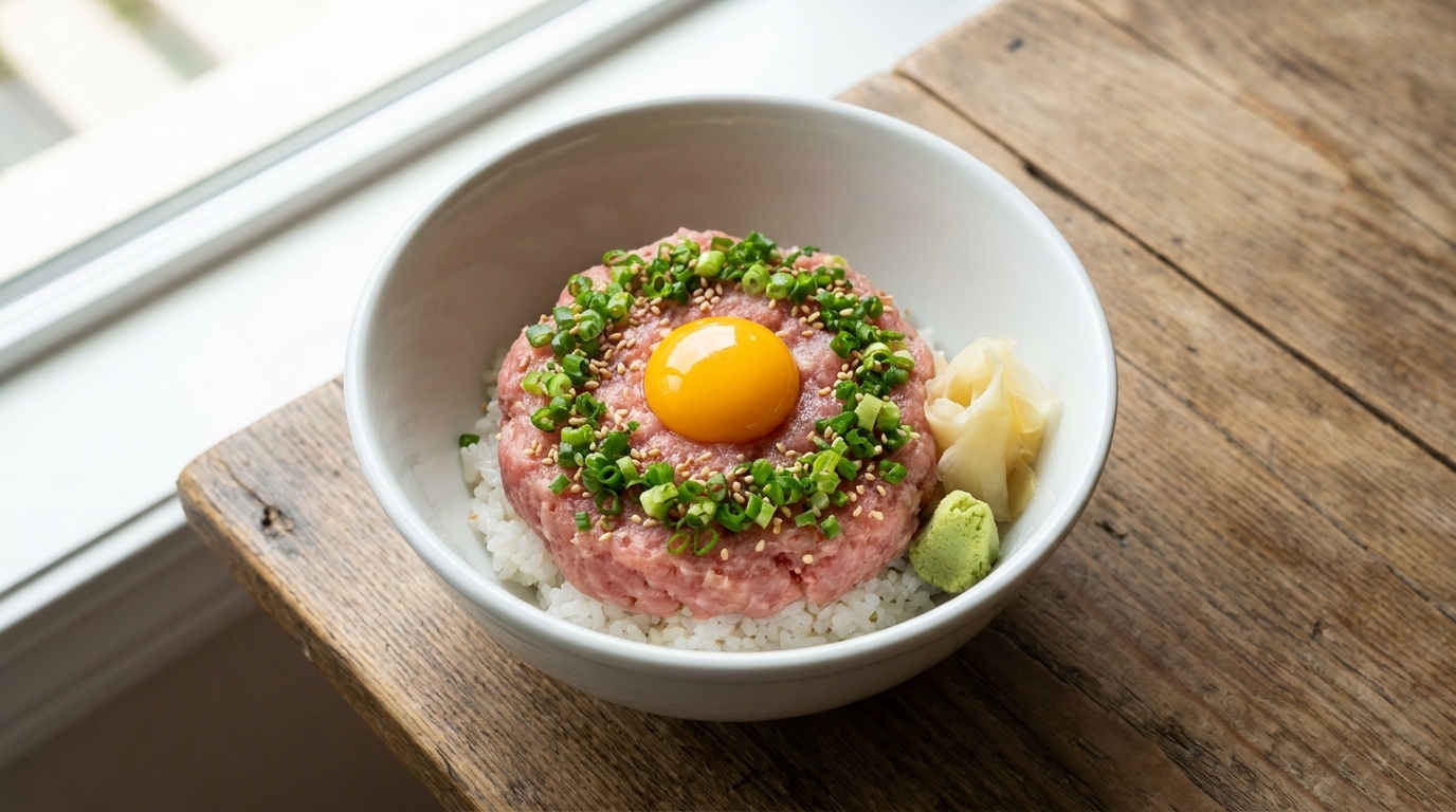 Negitoro Don Clásico (Tazón de Arroz con Atún Picado)