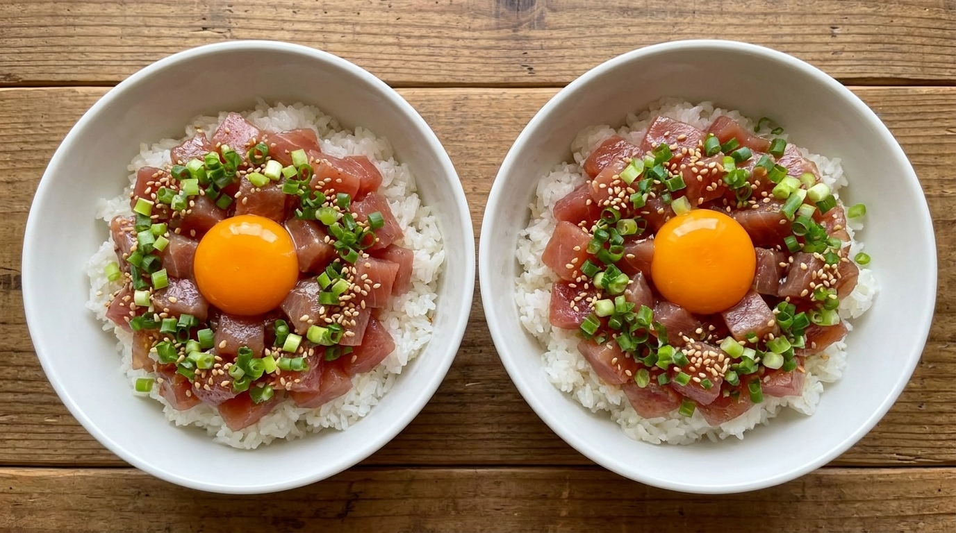 Clásico Bol de Arroz con Atún (Maguro Don)