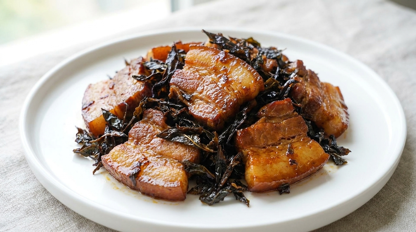 Panceta de Cerdo Braseada al Té Tieguanyin