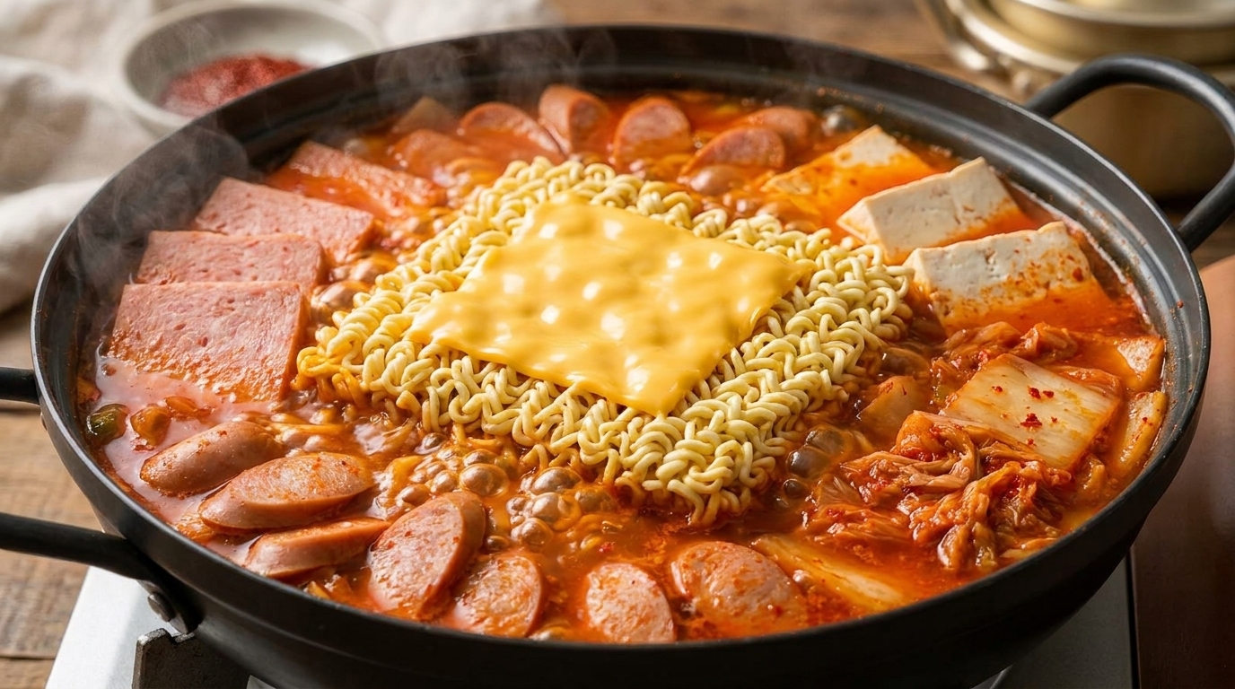 Estofado Militar Coreano Clásico (Budae Jjigae)