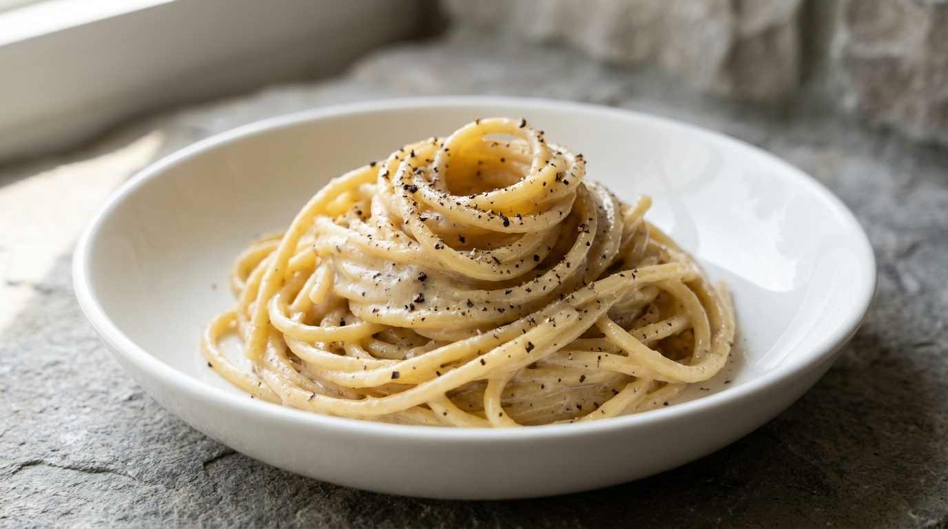 Auténtico Cacio e Pepe Romano