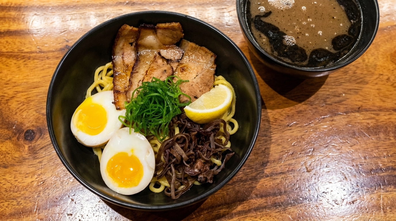 Mazesoba de Ajo Negro: Fideos Japoneses Mezclados