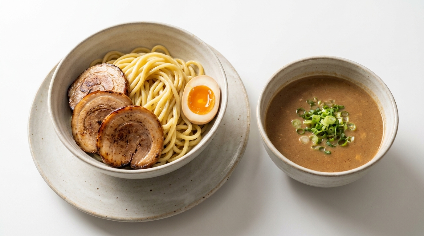 Tsukemen de Mariscos y Tonkotsu: El Ramen Japonés de Fideos para Mojar