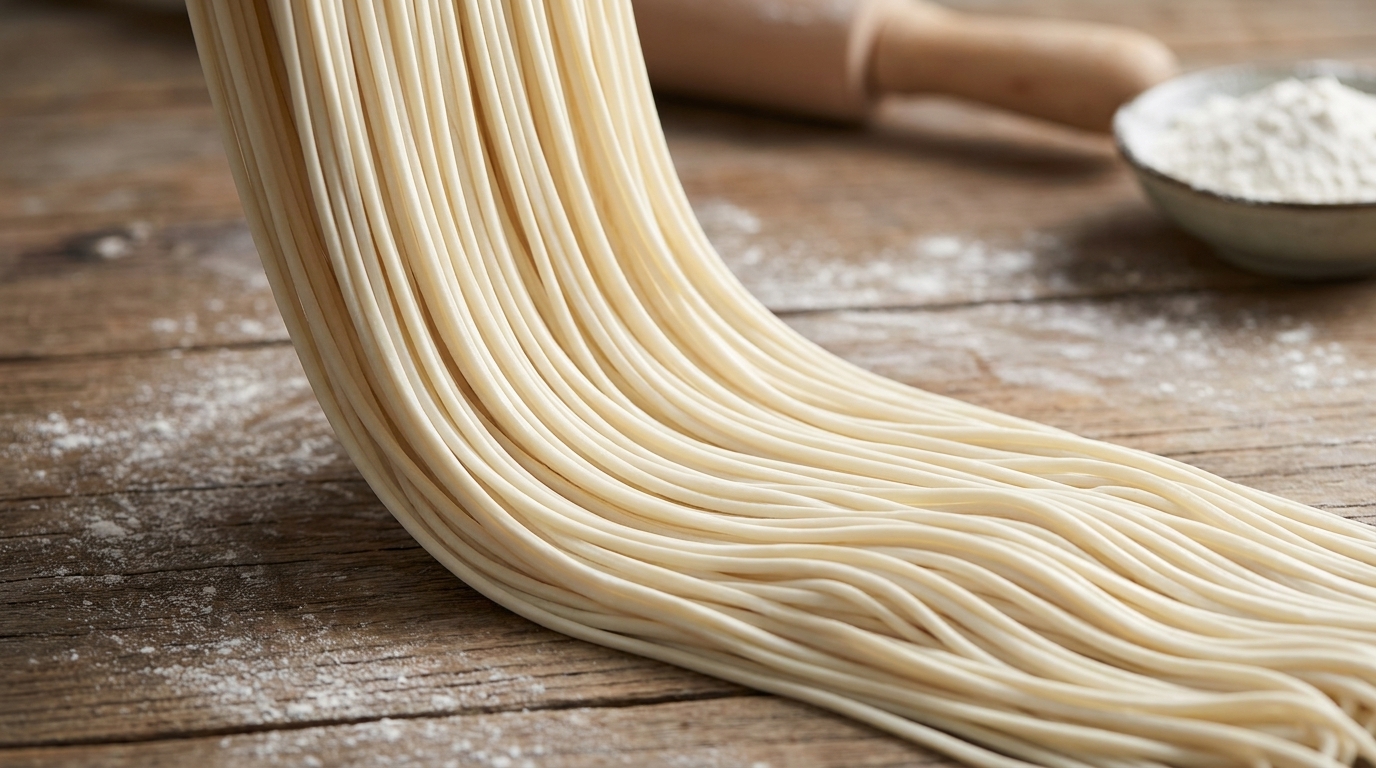 Fideos Chinos Estirados a Mano (Lamen Casero)