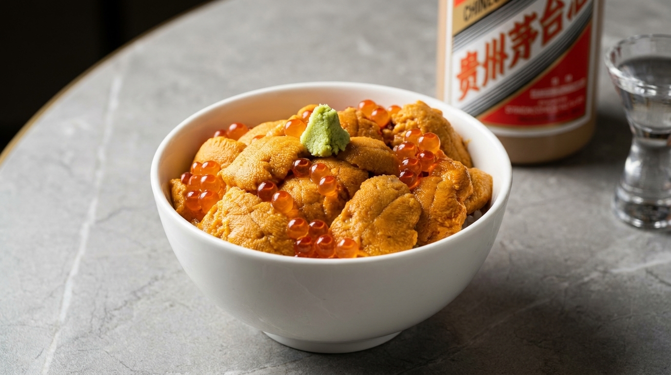 Uni Ikura Don: Bol de Arroz con Erizo de Mar y Huevas de Salmón
