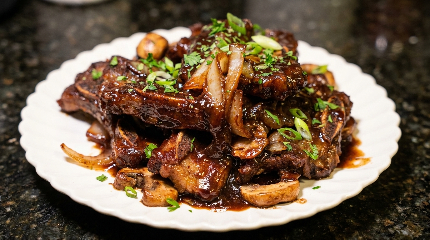 Costillas de Res Coreanas (Galbi) Fáciles en 20 Minutos