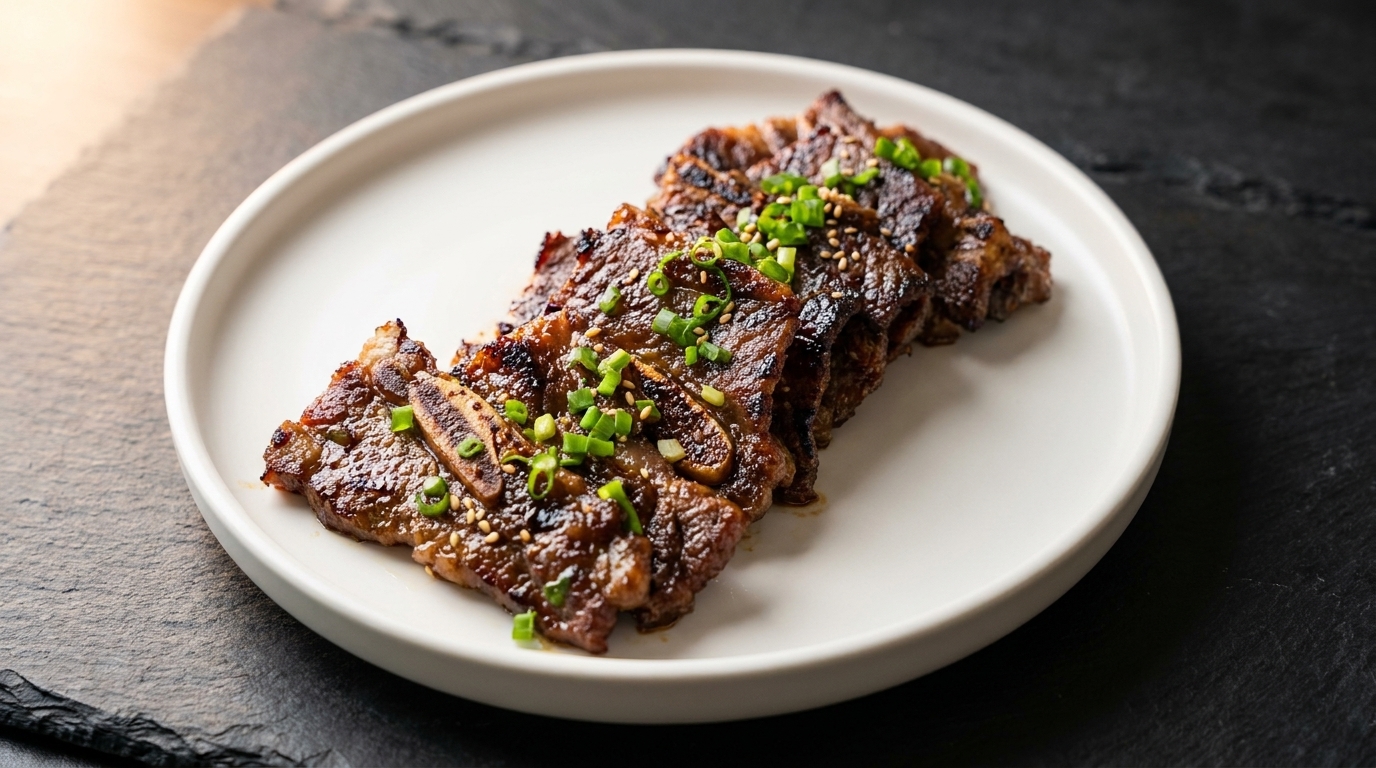 LA Galbi Auténtico: Costillas de Ternera Marinadas al Estilo Coreano