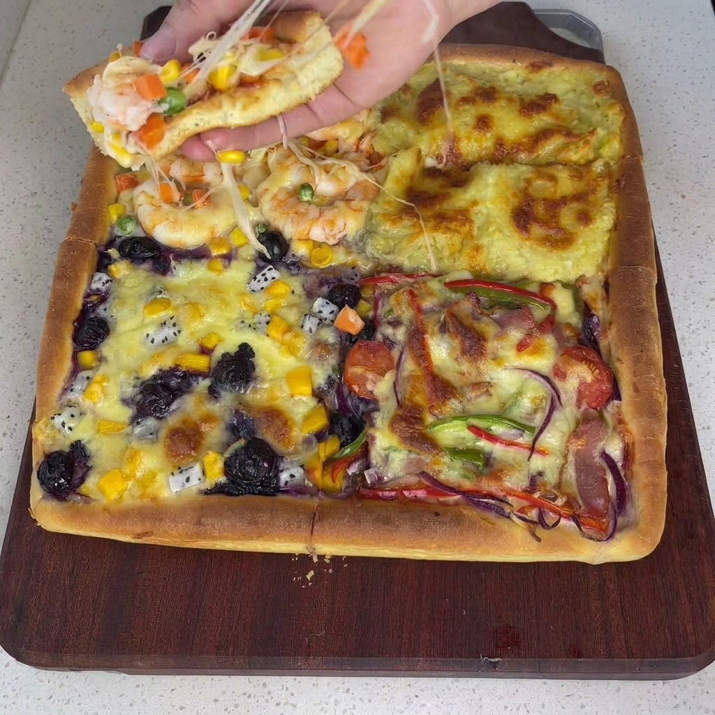 Esparciendo queso mozzarella rallado sobre la pizza con salsa.