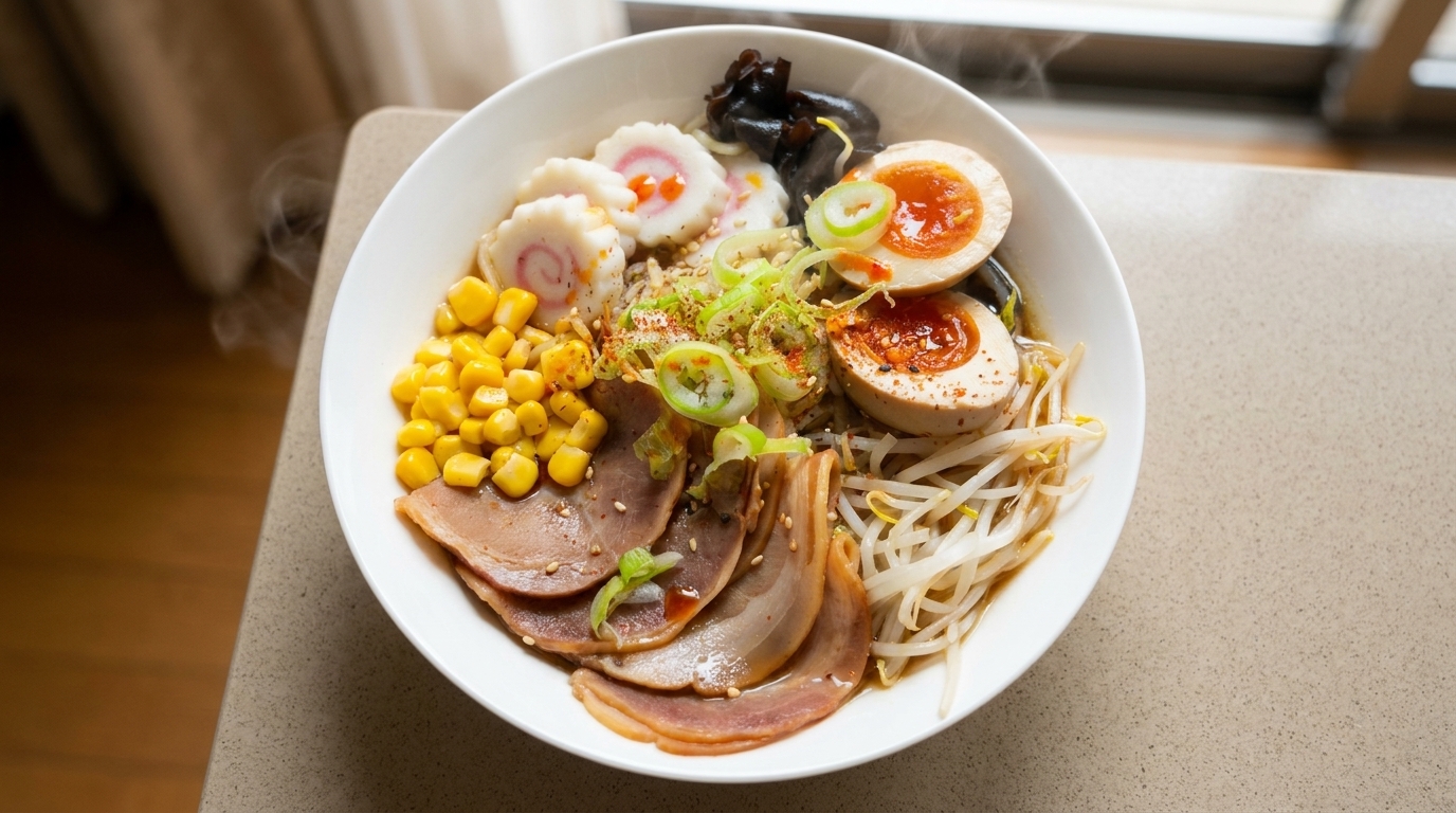 Ramen Shoyu Casero y Fácil