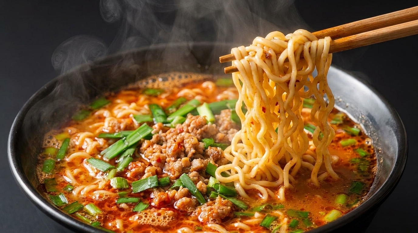 Ramen de Crema de Cacahuete