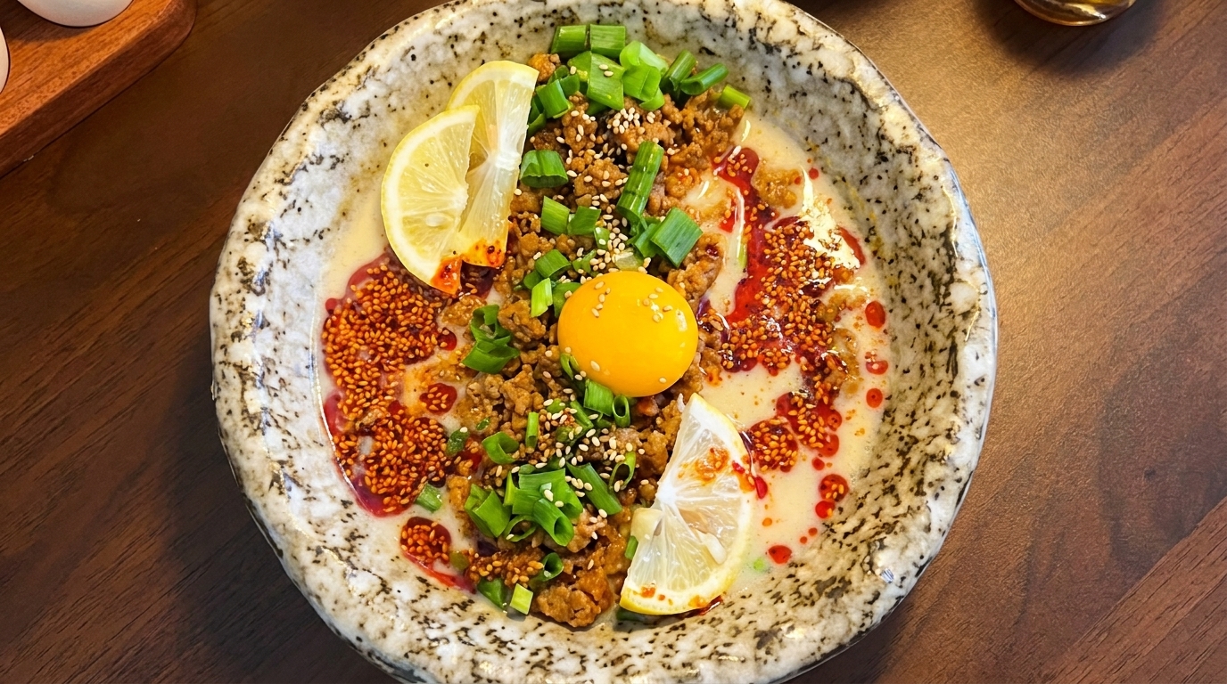 Ramen Cremoso de Miso y Leche de Soja