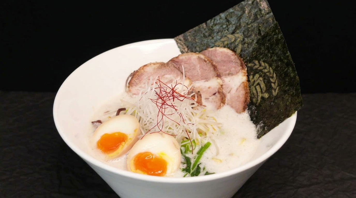 Ramen de Pollo Paitan con Espuma