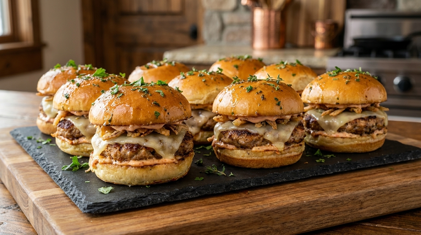Sliders de Pavo Gourmet Glaseados