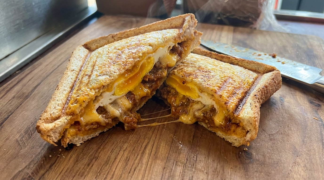 Sándwich de Carne Estilo Mexicano