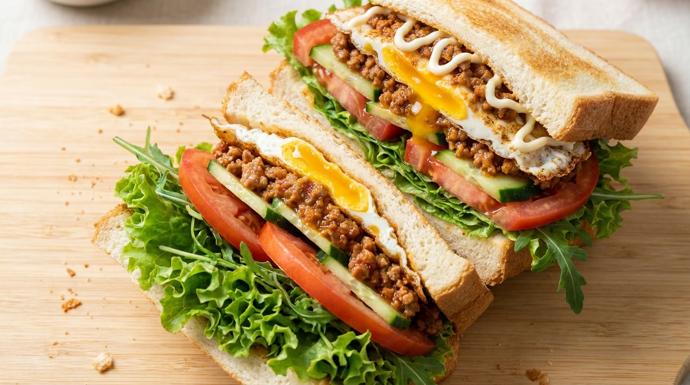 Sándwich de Carne en Salsa