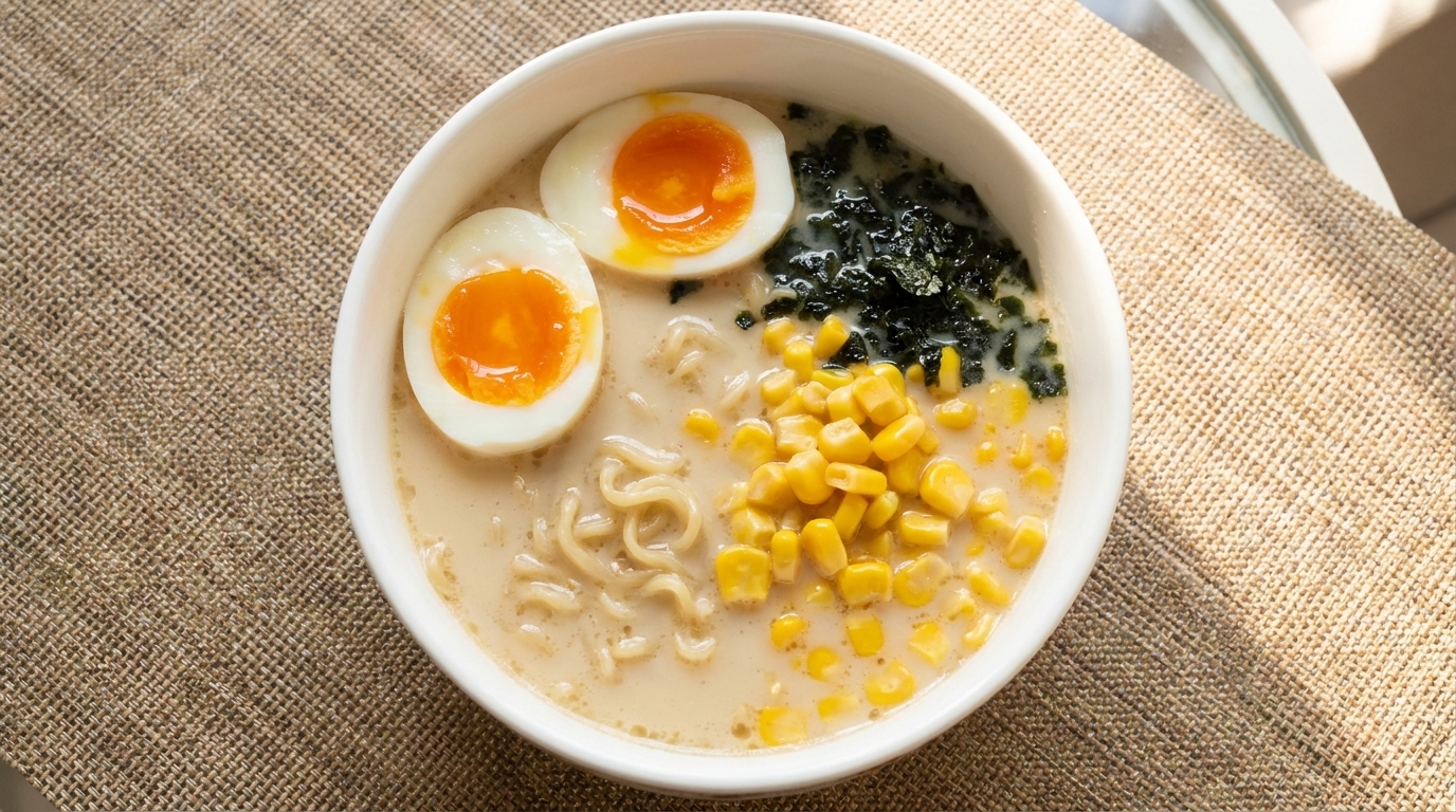 Truco para un ramen Tonkotsu instantáneo estilo restaurante