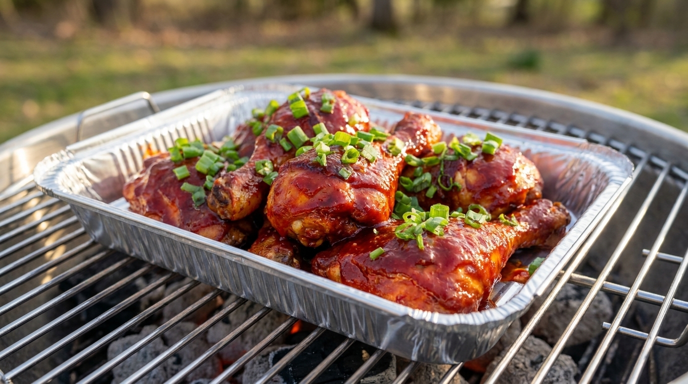 Pollo al Estilo Coreano a la Parrilla con Vegetales