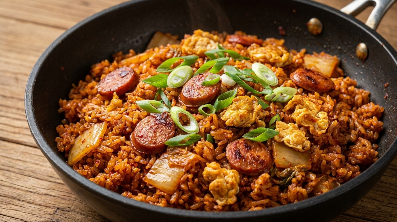 Arroz Frito con Kimchi al Estilo 'Boyfriend'