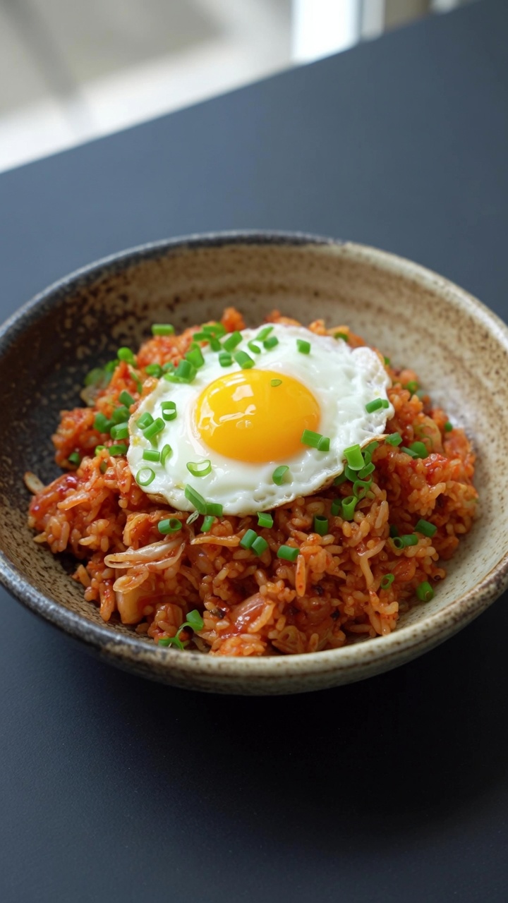Arroz Frito con Kimchi Clásico (Kimchi Bokkeumbap)