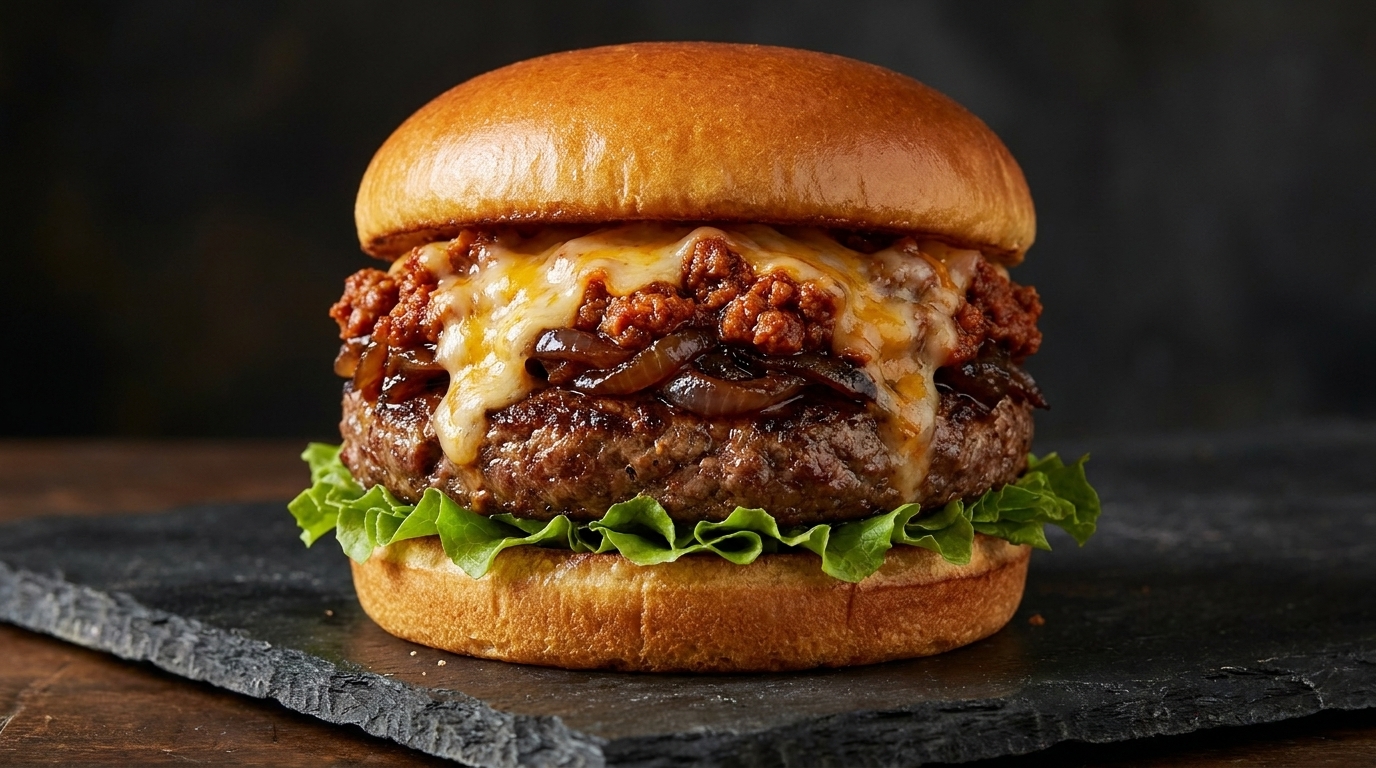 Hamburguesa Choriqueso Mexicana