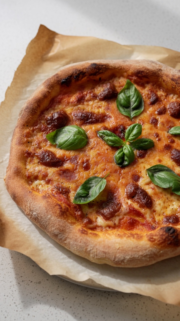 Pizza Margarita Italiana Casera