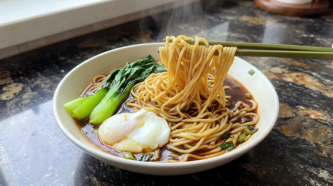 Fideos Clásicos en Caldo de Soja
