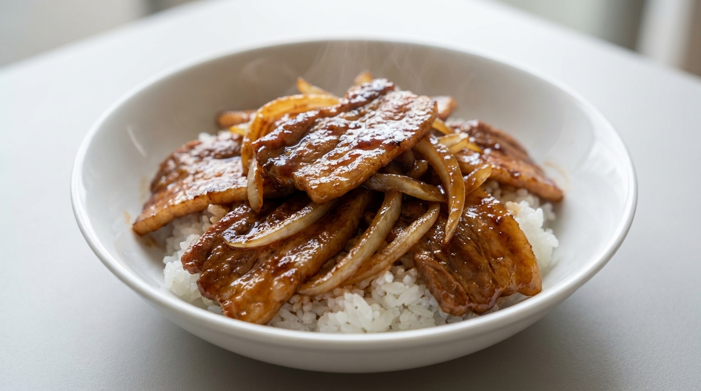 Butadon: Bowl de Arroz con Panceta al Estilo Japonés