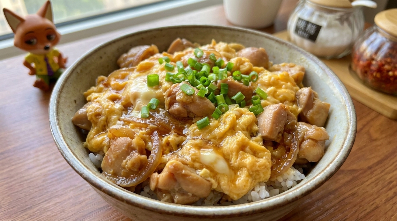Oyakodon: El Clásico Bowl Japonés de Pollo y Huevo