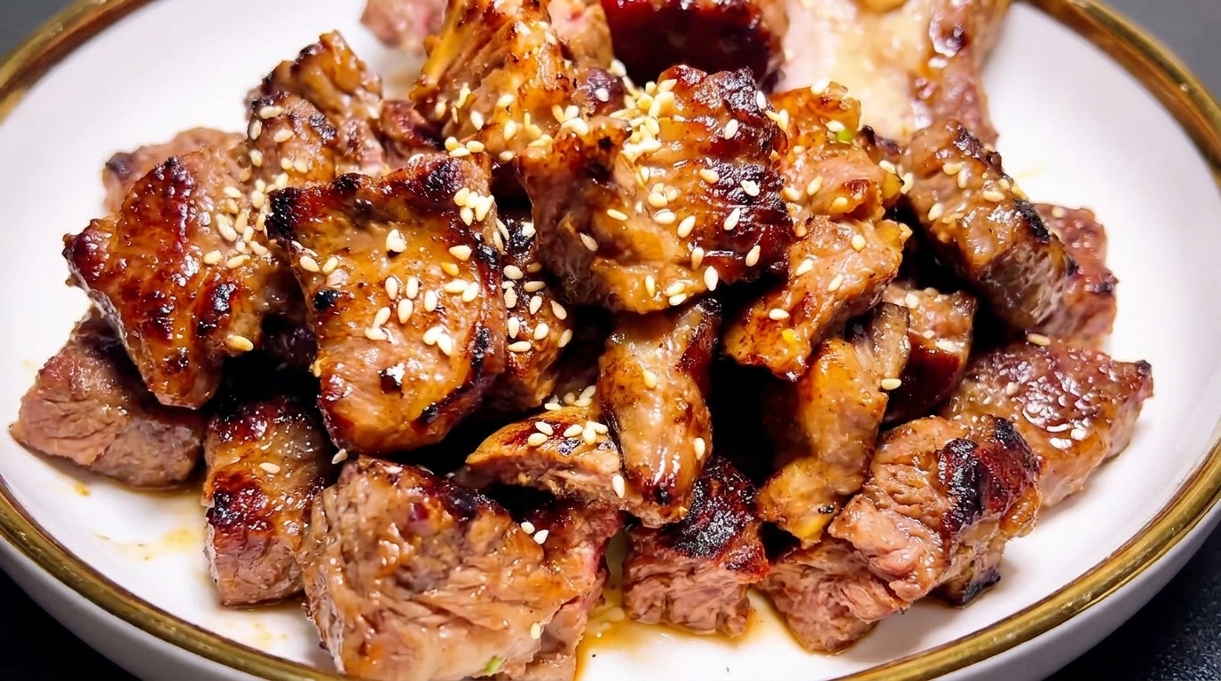 Costillas de res al estilo coreano (inspiradas en Galbi-jjim)