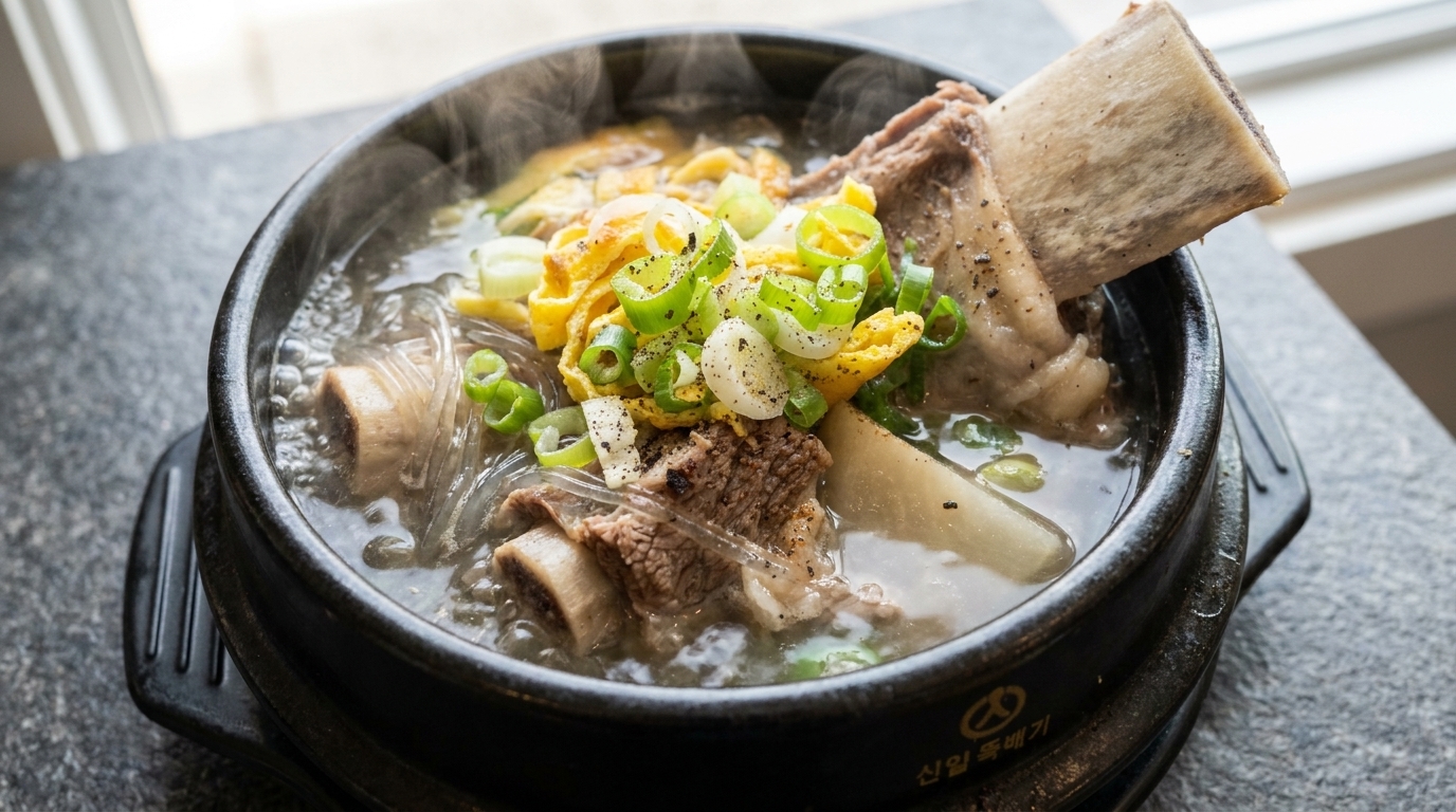 Galbitang Auténtico: Sopa Coreana de Costillas de Ternera