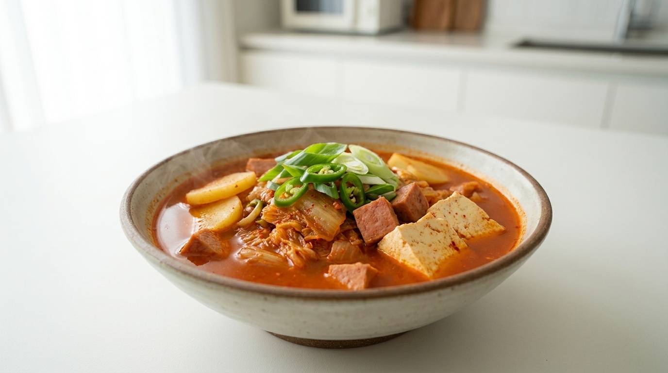Estofado de Spam y Kimchi