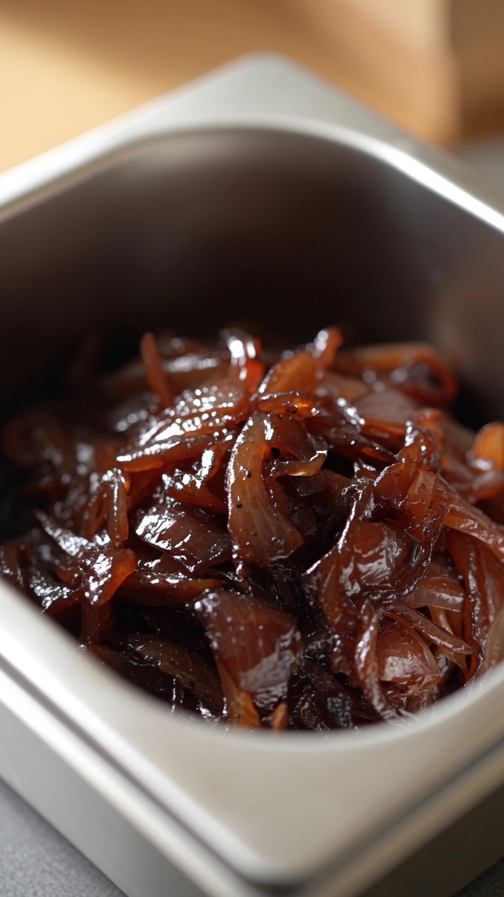 Cebollas Caramelizadas al Vino Tinto