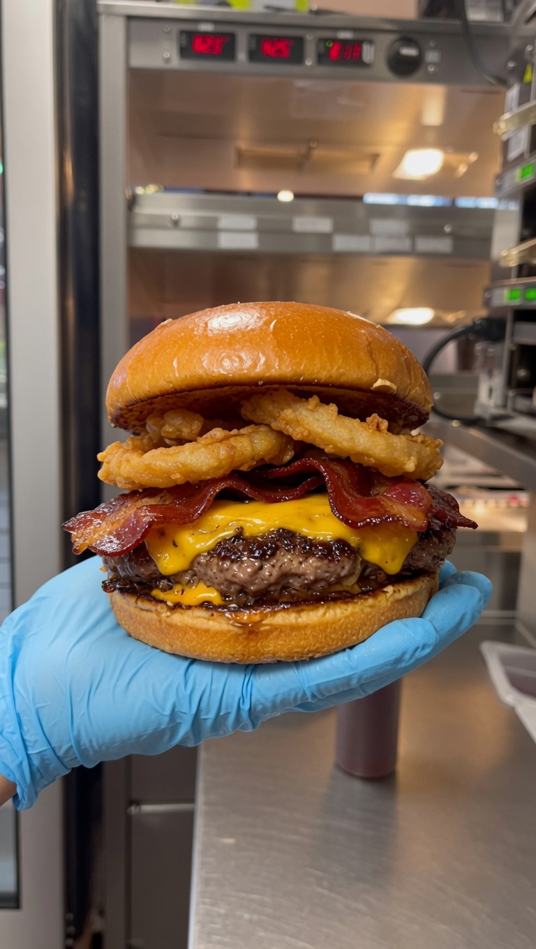 Hamburguesa Clásica al Estilo Texas