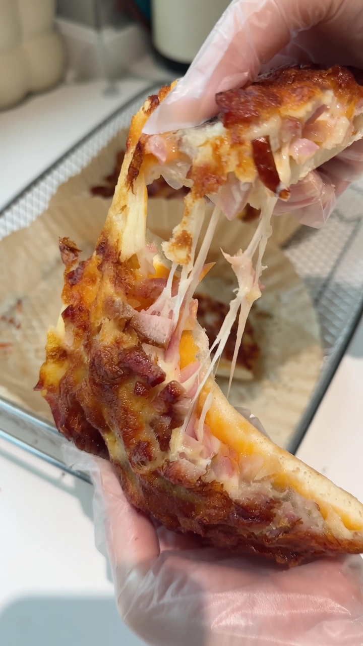 Mini Pizzas de Bacon y Plátano