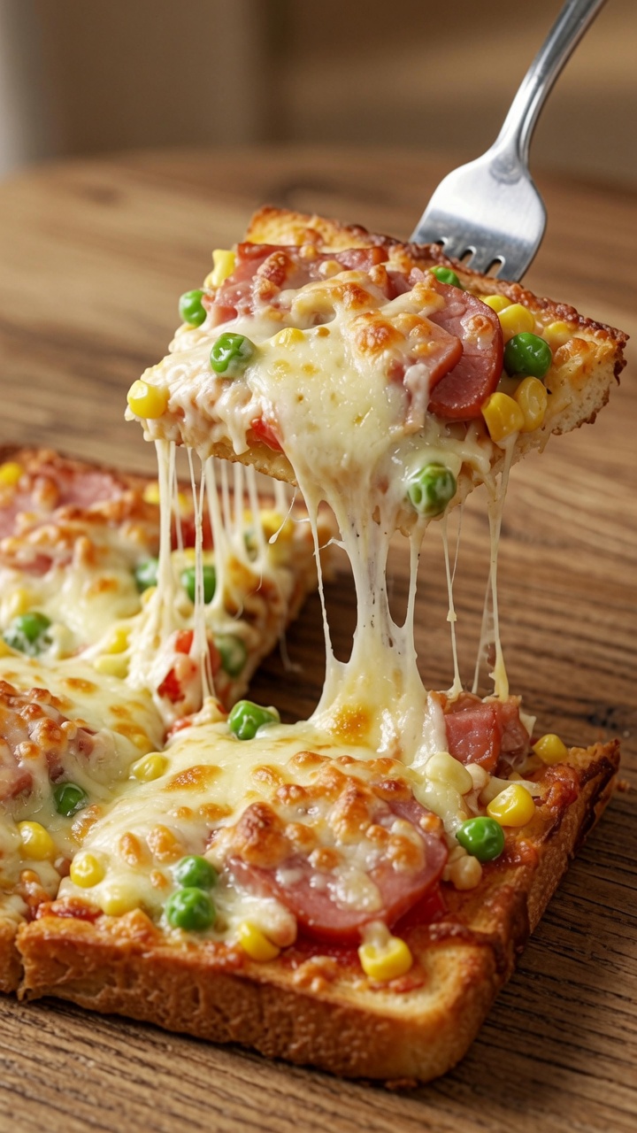 Pizza Toast en Air Fryer