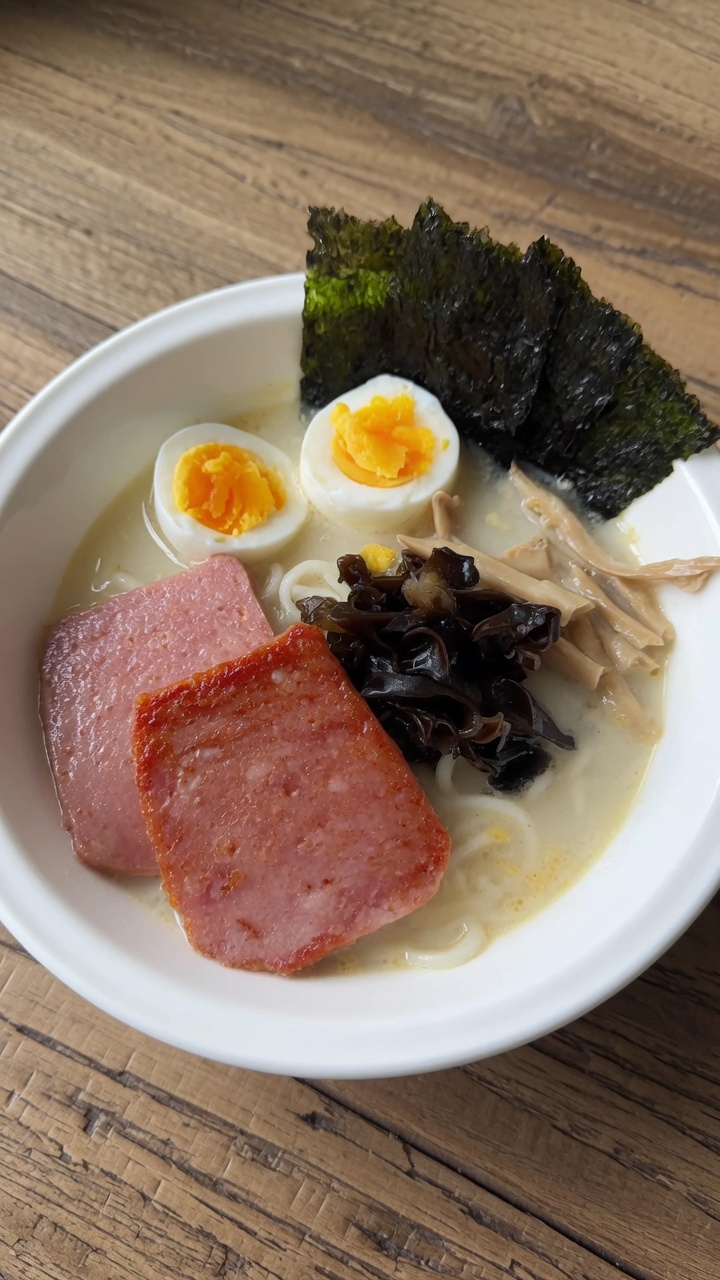 Ramen Instantáneo Estilo Tonkotsu Rápido