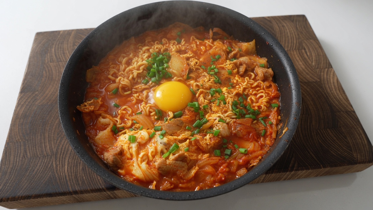 Ramen Picante de Cerdo y Kimchi