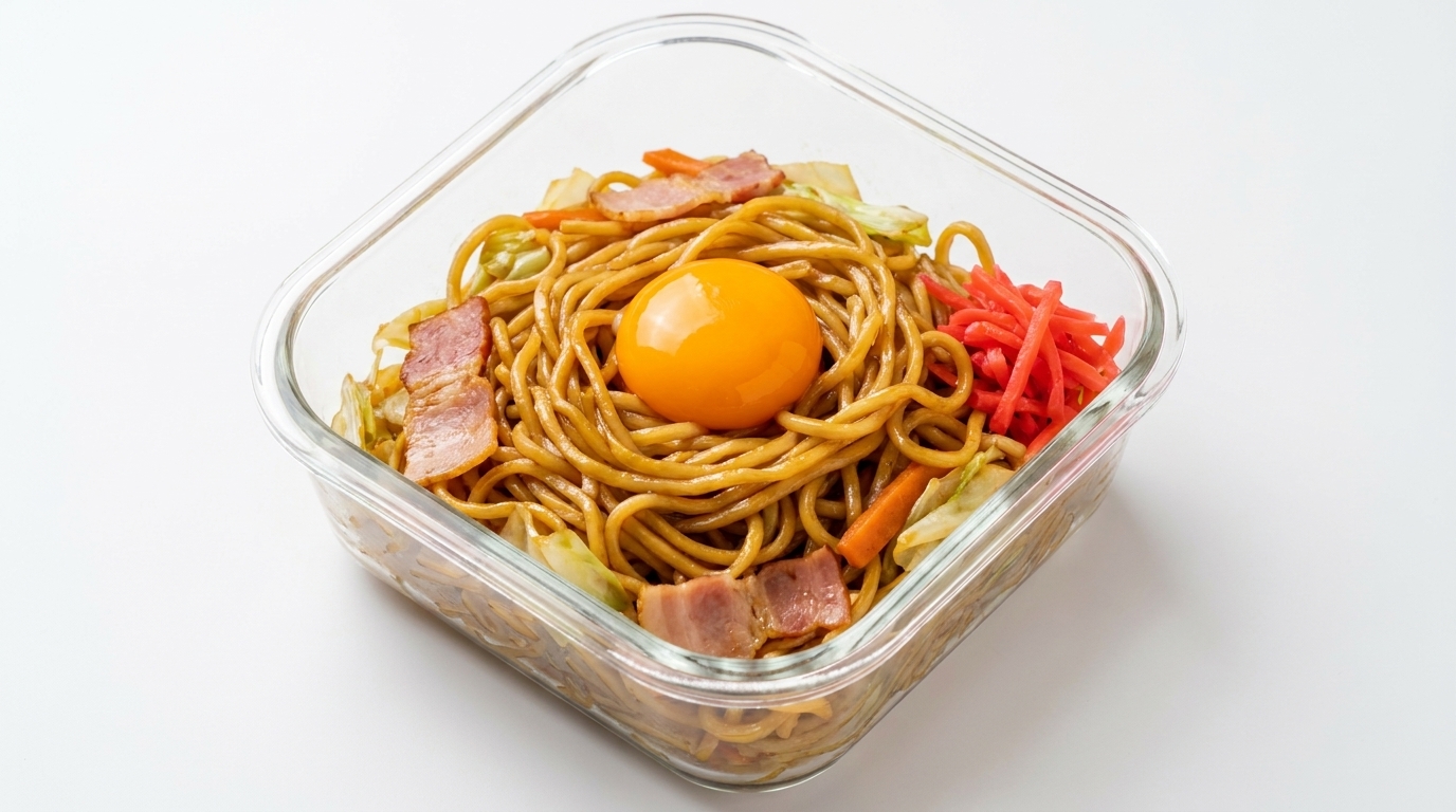 Fideos Fritos con Salsa A-Ken al estilo de Shin-chan