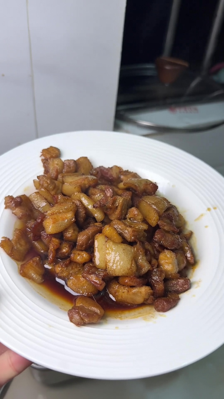 Panceta de Cerdo Salteada con Salsa de Soja