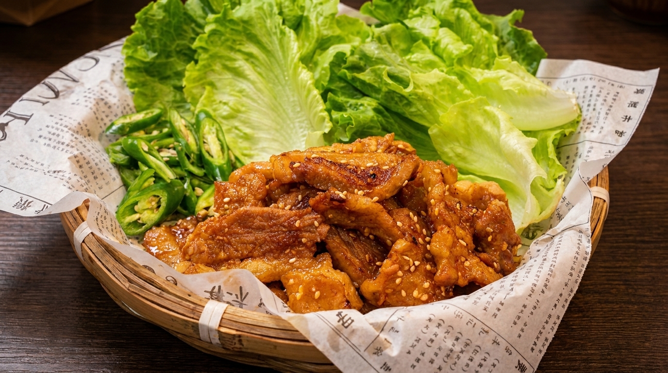 Panceta de Cerdo Coreana Picante (Samgyeopsal)