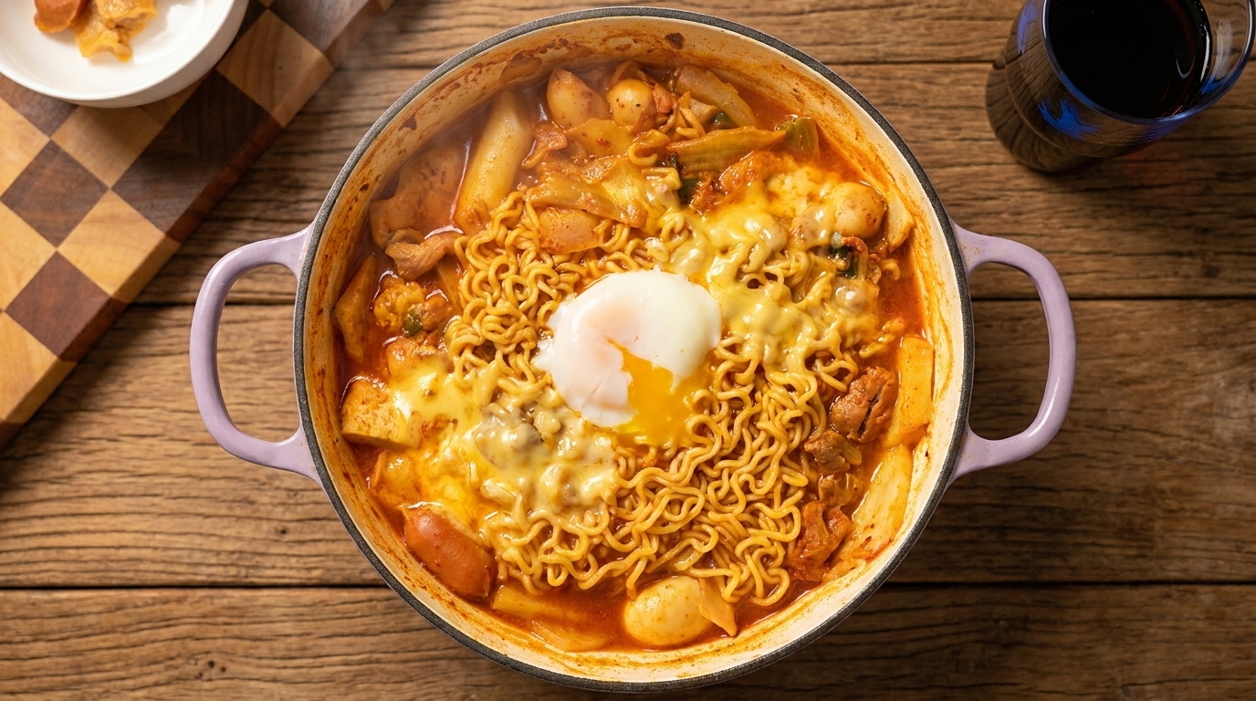 Estofado Militar Coreano (Budae Jjigae)
