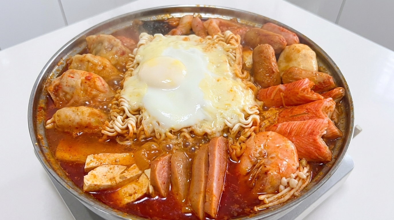 Estofado Militar Coreano Definitivo (Budae Jjigae)