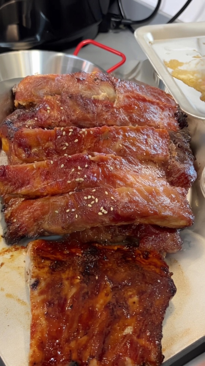 Costillas de Cerdo Char Siu al Horno (Barbacoa China)