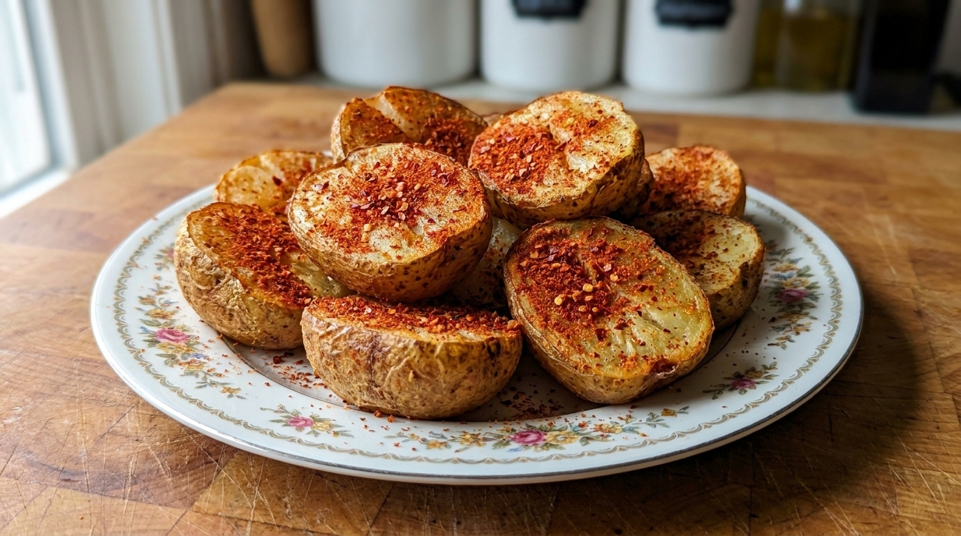 Papas Asadas al Horno de Aire Crujientes y Sazonadas