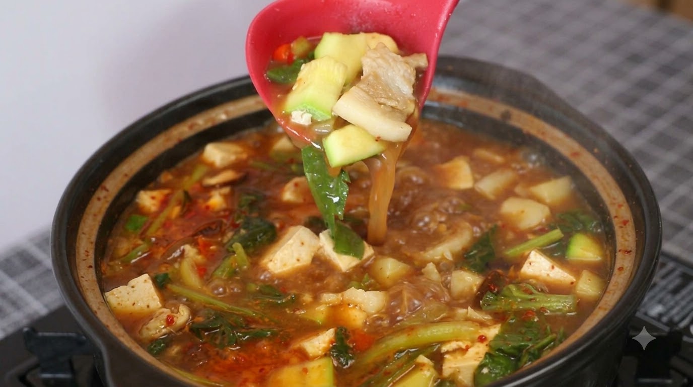Sopa Tradicional de Pasta de Soja de Yanbian