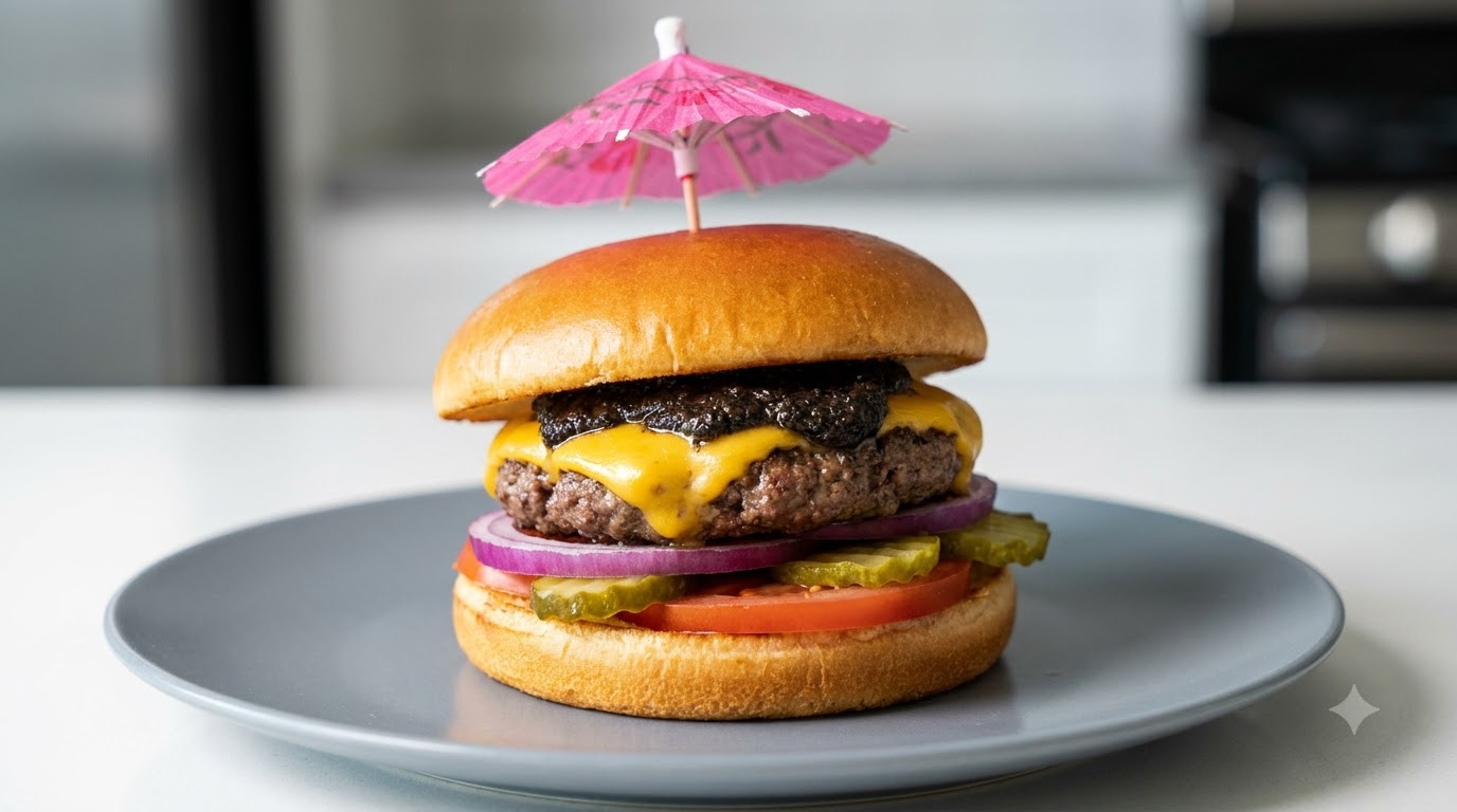 Hamburguesa Gourmet de Ternera con Trufa Negra